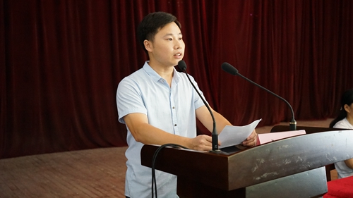 3、教师代表机电工程学院陈土军老师发言