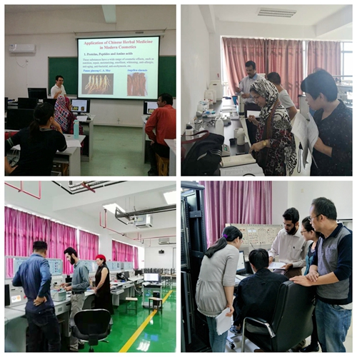 基础课部老师进行随堂翻译