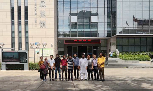 陪同参观株洲市规划馆
