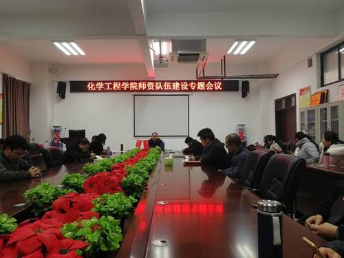 化工学院师资建设会议
