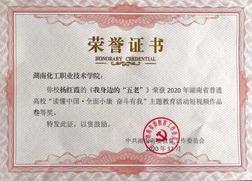 2020年读懂中国活动荣誉证书_2