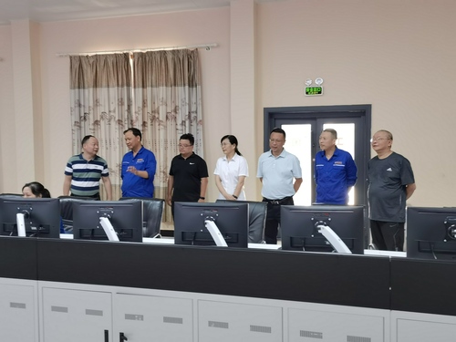 参观湖南恒光科技股份有限公司智控中心1